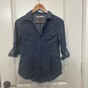 Old Navy chambray button-up shirt